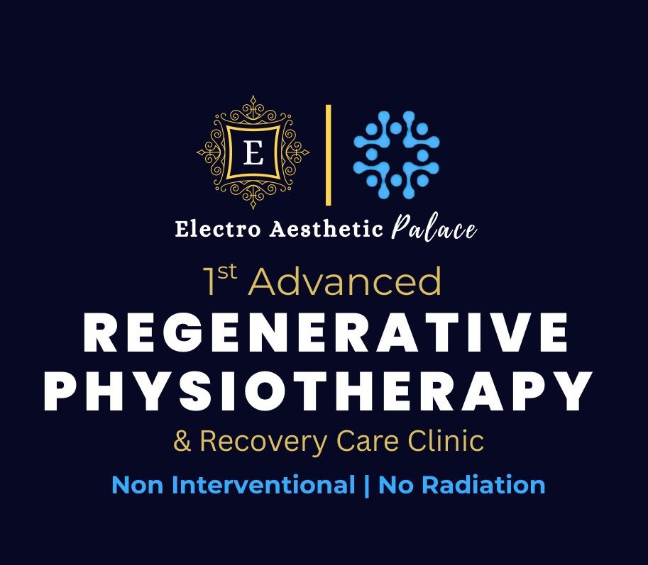 Electro Aesthetic Palace clinic contact details and recovery care branding